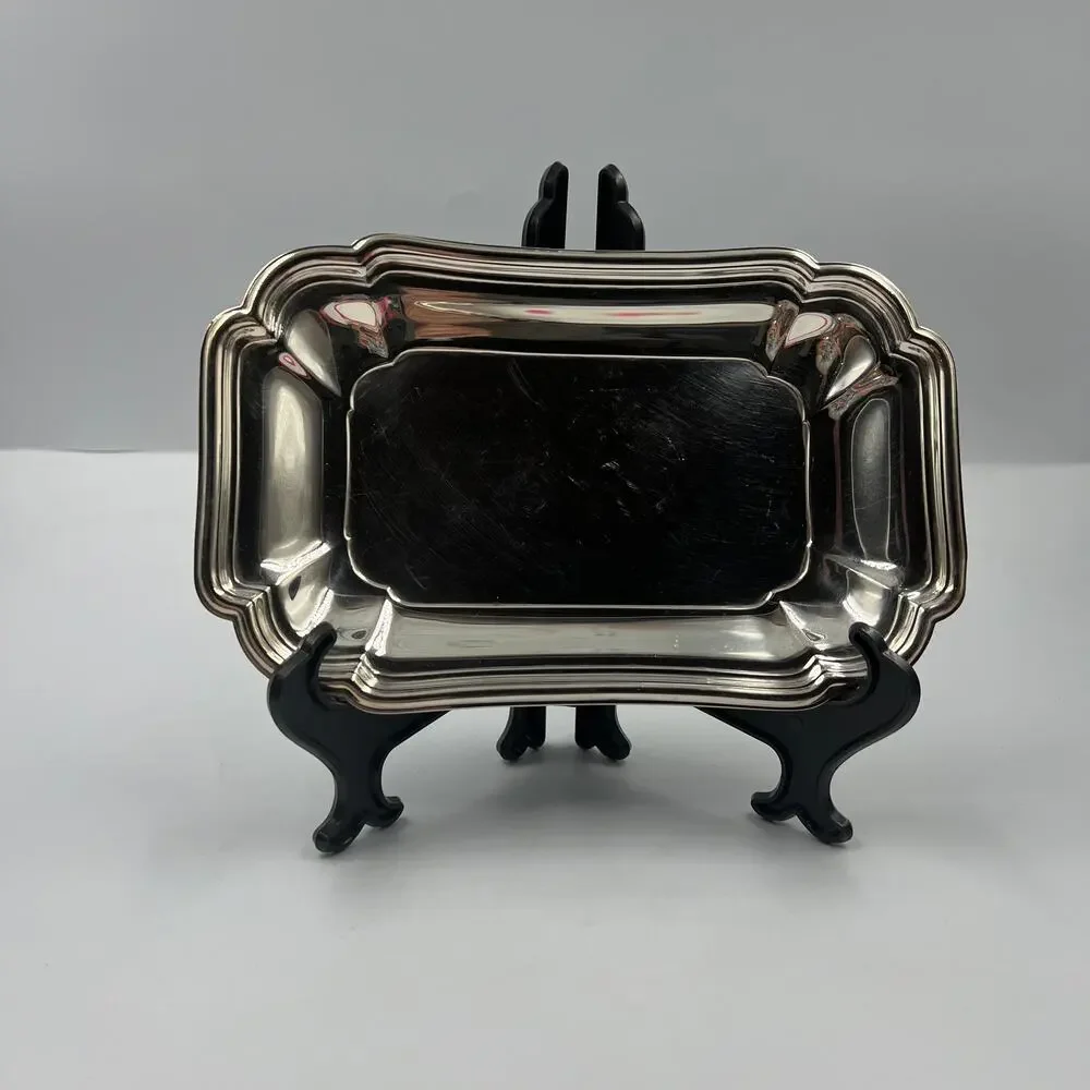 International Silver Co. Chadwick #1513 Serving Dish Platter Rectangular MCM VTG